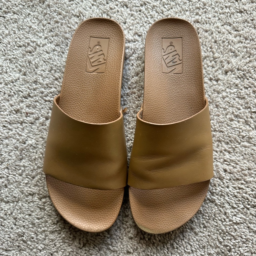 Vans Decon Slide in leather